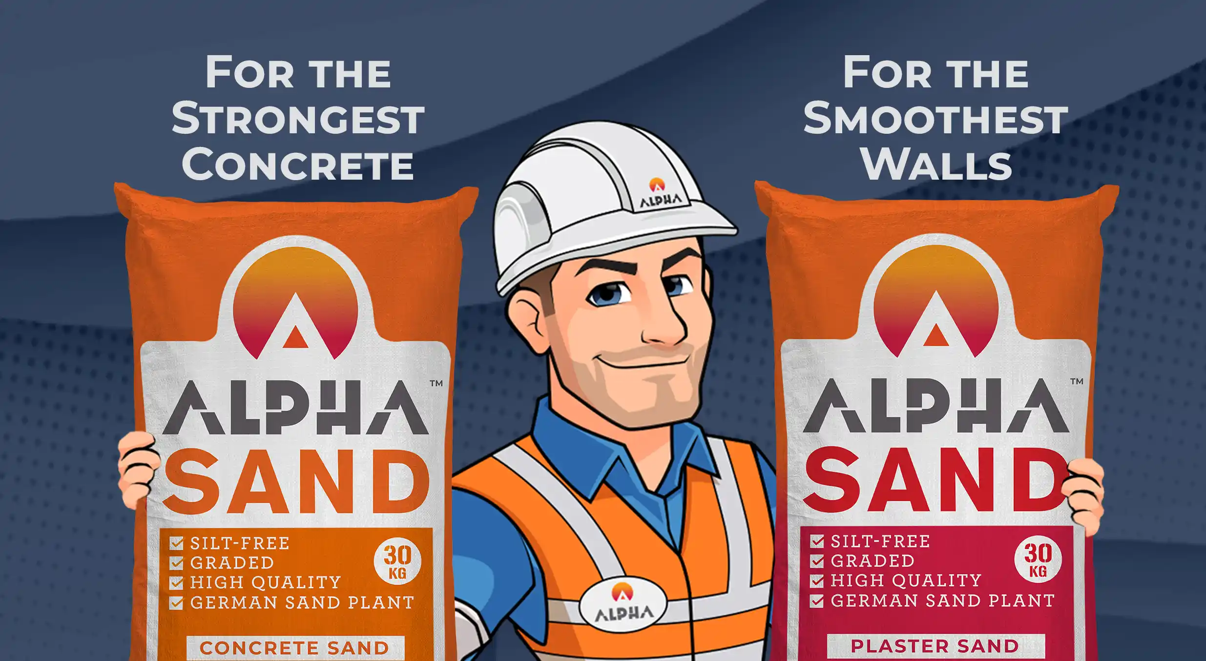 Alpha C Sand and P Sand